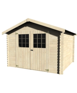 Casetta in legno da giardino decor et jardin 'flodovrak' in abete bianco nordico 317x313x232 cm