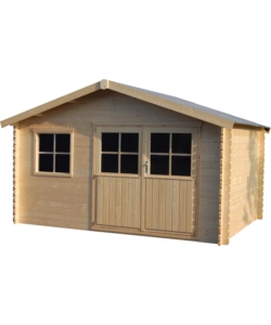 Casetta in legno da giardino decor et jardin 'flodalien' in abete bianco nordico 419x302x244 cm