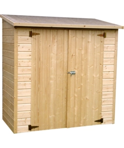 Armadio da esterno in legno decor et jardin 'albecove' rettangolare, 182x91x183 cm.