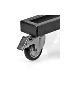 Carrello porta cerchi e pneumatici lampa con supporto ad asta, portata massima 100 kg - 15957