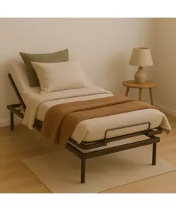 Rete piazza e mezza mobile somnus "susa" 120x190 cm