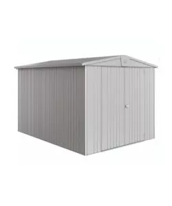 Casetta da giardino biohort 'europa  6' in acciaio zincato colore argento metallizzato 244x300x203 cm