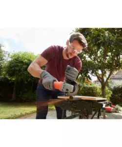 Smerigliatrice angolare elettrica black+decker "beg010-qs" disco 115 mm 710 w