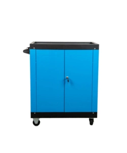 Cassettiera porta attrezzi easy system 3 ripiani con ruote e maniglia, 65x38x72 cm
