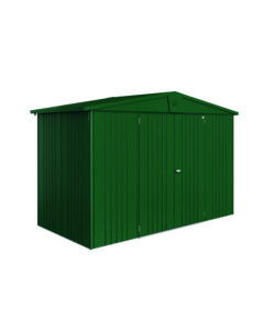 CASETTA EUROPA '4A' IN ACCIAIO ZINCATO  VERDE SCURO 316 X 156 X 209H - BIOHORT. 23090