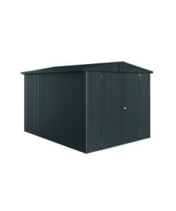 CASETTA EUROPA '6' IN ACCIAIO ZINCATO  GRIGIO SCURO 244 X 300 X 203H - BIOHORT. 24060