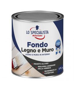 FONDO LEGNO E MURO 0,5 LT. BIANCO