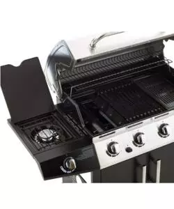 Barbecue a gas sochef "golosone 3" con cottura a pietra lavica o australiana 3 bruciatori - cod. g45129