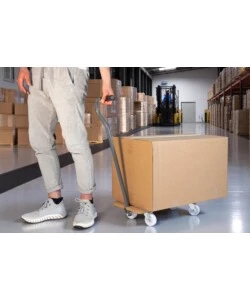 Carrello da esterno easy system con manico e ruote pivotanti con portata 200 kg