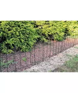 Recinzione in acc. ad arco x aiuole 40x40 verde