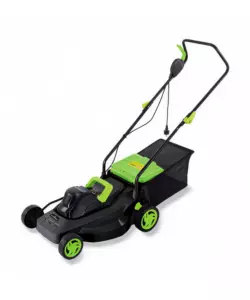 Tagliaerba elettrico a spinta supherba 'sh1200' taglio 32 cm 1200 w
