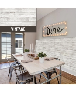 Lastra decorativa in polipropilene con stampa effetto vintage, 100x50 cm