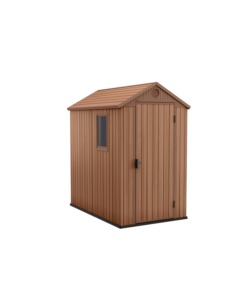 CASETTA 'DARWIN 4X6' IN EVOTECH EFFETTO LEGNO - L125,8 x P184,5 x H205 CM - KETER.