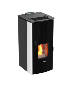TERMOSTUFA A PELLET "CLASS THERMO 17" BIANCA - CANADIAN STOVE.