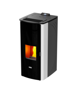 TERMOSTUFA A PELLET 'CLASS THERMO 20' BIANCA - CANADIAN STOVE.