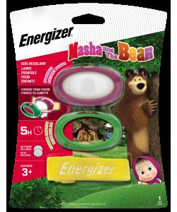 ENERGIZER Masha & The Bear kids headlight 20 lumen + 2 CR2032