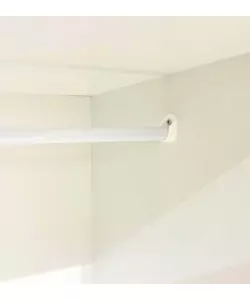 Armadio bianco a 8 ante, 320x52x207 cm
