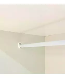 Armadio bianco a 8 ante, 320x52x207 cm