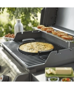 Piastra in ghisa per barbecue weber "gourmet bbq system" 30,5x38,5x5,1 cm