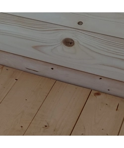 Casetta in legno da giardino alce "regis" in abete 198x198x216 cm