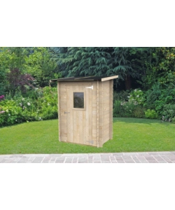 Casetta in legno da giardino alce "hobby" in abete 146x98x197 cm