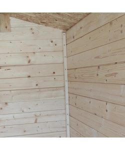 Casetta in legno da giardino alce "hobby" in abete 146x98x197 cm