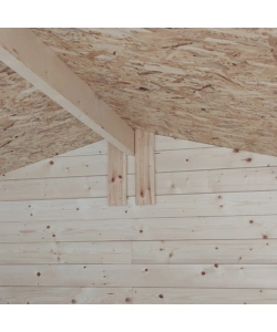 Casetta in legno da giardino alce "hobby" in abete 146x98x197 cm