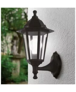 Applique da esterno eglo "duanera" nero 28w