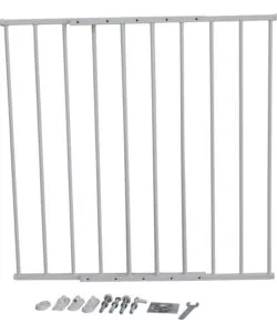 Cancelletto di sicurezza per bambini armonia "bimbi smart" in metallo verniciato colore bianco 59x76 cm