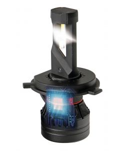 LAMPADE LED PER AUTO 9-32V HALO LED SERIE 9 ULTRA POWER COMPACT - (H4) - 45W - P43T - 2 PZ  - SCATOLA  57763