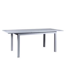 Tavolo da esterno allungabile eurogarden in alluminio grigio chiaro 210/152x89x75 cm
