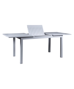 Tavolo da esterno allungabile eurogarden in alluminio grigio chiaro 210/152x89x75 cm