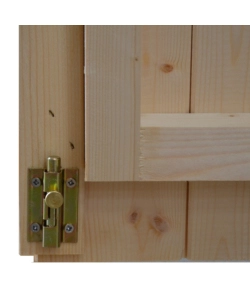 Casetta in legno da giardino alce "hobby" in abete 198x248x215h cm