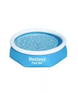 Piscina fuori terra autoportante rotonda bestway "fast set" con pompa e filtro a cartuccia 244x61 cm - cod. 57450