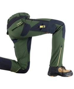 Pantaloni da lavoro dynamic giardiniere verde/nero, tg xl - kapriol