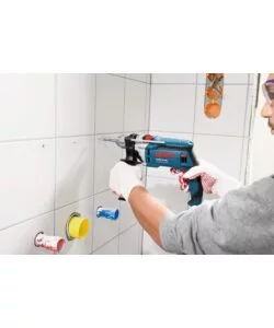 Trapano a percussione elettrico bosch "gsb16re" 750 w