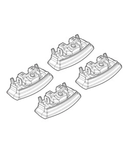Kit attacchi per barre auto portatutto hyundai i20 3/5p 14>  n21174