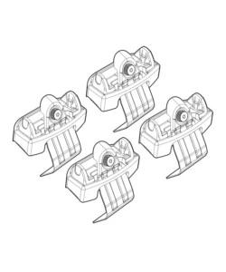 Kit attacchi per barre auto portatutto citroen c4 10>  n21128