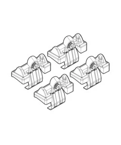 Kit attacchi per barre auto portatutto audi a6 9/04>4/11  n21035