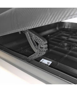 Box tetto per auto 320 litri lampa in polipropilene nero - 60132