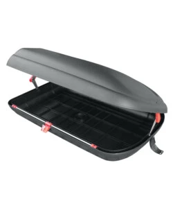 Box tetto per auto 320 litri lampa in polipropilene nero - 60132