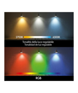 LAMPADINA "MINISFERA" SMART RGB+CCT, 40W E27