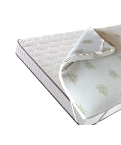 Topper matrimoniale in memory foam con aloe 160x190 cm