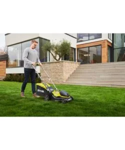 Tagliaerba a batteria ryobi "ry18lmx37a-150" taglio 37cm 18v, batteria 5.0ah inclusa