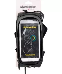 Borsa per bicicletta gazzetta dello sport "crono" idrorepellente, 11x13x24 cm