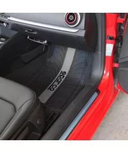 Set 4 tappetini auto sparco grigio