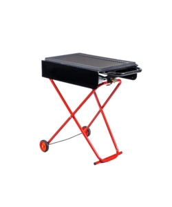 Barbecue a gas pieghevole arnold con ruote 73x43x74 cm