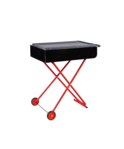 Barbecue a gas pieghevole arnold con ruote 73x43x74 cm