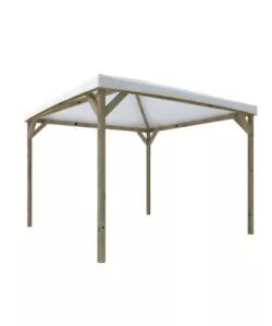 Gazebo da esterno in legno "joy pocket" 3x3 m