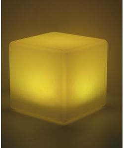 LUME DA GIARDINO SOLARE LED "GECO" BIANCO 40X40X40 CM, 1.5 W